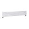 Design Heizköper (einlagig), horizontal - 236mm x 1400mm, 457W – Weiß - Revive
