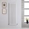 Design Heizkörper Vertikal Weiß 1400mm x 472mm 1392W (doppellagig) - Revive