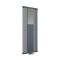 Design Heizkörper Vertikal mit Spiegel Mittelanschluss 1700mm x 640mm 1172W - Steingrau - Lublin