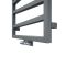 Handtuchheizkörper Vertikal Mittelanschluss Silber 835mm x 500mm - Torun