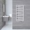Design-Handtuchheizkörper mit Mittelanschluss 1070mm x 500mm | Weiß – Torun