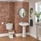 Traditionelle Toilette mit Standwaschbecken - Regent