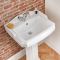 Traditionelle Toilette mit Standwaschbecken - Regent
