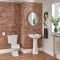 Nostalgie WC- und Säulenwaschbecken-Set - Richmond