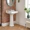 Nostalgie WC- und Säulenwaschbecken-Set - Richmond