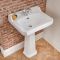 Nostalgie WC- und Säulenwaschbecken-Set - Richmond