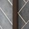 Walk-In Duschwand, matte Bronze - Höhe 1950mm, Breite und Seitenpaneel wählbar - Augusta