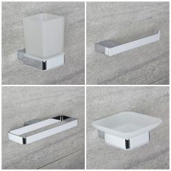 Badezimmer 4-teiliges Zubehör Set - Kubix