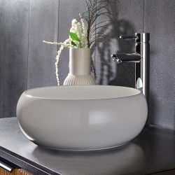 Rundes Aufsatzwaschbecken 360mm (ohne Hahnloch) – Alden