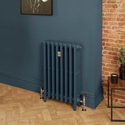Gusseisen-Heizkörper - Höhe 960mm, Breite auswählbar - Hague Blue 30 von Farrow & Ball - Mercury