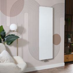 Design Heizkörper mit Mittelanschluss, Vertikal 1800mm (einlagig) Breite und Farbe wählbar – Ria