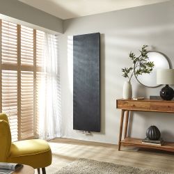 Design Heizkörper Vertikal 1800mm, Breite und strukturiertes Finish wählbar - Rubi