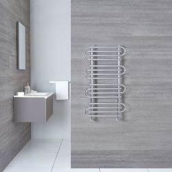 Handtuchheizkörper Chrom 900mm x 510mm 357W - Finesse
