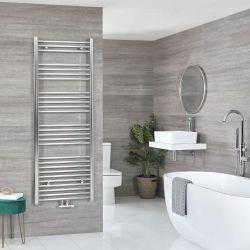 Badheizkörper Mittelanschluss Chrom Wählbare Größe – Neva