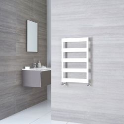 Aluminium Design Handtuchheizkörper Weiß Wählbare Größe - Gradus