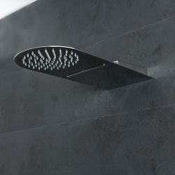 Duschkopf Edelstahl Wandmontage mit 2 Funktionen 500mm x200mm - Como