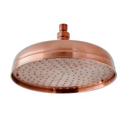 Retro-Duschkopf 300mm, ohne Wandarm – satiniertes Kupfer – Elizabeth