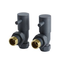 Heizkörper-Winkelventile im Paar für 15mm Kupferrohre - Farbe wählbar