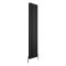 Hudson Reed Revive – Aluminium Design Heizkörper Vertikal (Doppellagig) | 1800mm x 590mm - Anthrazit