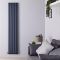 Hudson Reed Revive – Aluminium Design Heizkörper Vertikal (Doppellagig) | 1800mm x 590mm - Anthrazit