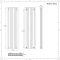 Hudson Reed Revive – Aluminium Design Heizkörper Vertikal (Doppellagig) | 1800mm x 470mm - Anthrazit