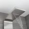 Duschpaneel mit Thermostat - mit Regen/Wasserfall-Duschkopf, Handbrause und Körperdüsen - Chrom -  Select