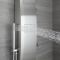 Duschpaneel mit Thermostat - mit Regen/Wasserfall-Duschkopf, Handbrause und Körperdüsen - Chrom -  Select