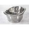 Traditionelles Kupfer Aufsatzwaschbecken 530mm x 345mm (ohne Hanloch) - Nickel