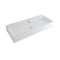 Aufsatzwaschbecken, rechteckig – 1000mm x 420mm, mit 1 Hahnloch – Sandford