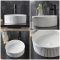 Geriffeltes Aufsatzwaschbecken 370mm – Rund - Florence