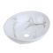 Ovales Aufsatzwaschbecken 405mm x 330mm (Ohne Hahnloch) – Marmoreffekt- Kenton