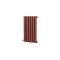 Hudson Reed x ECOSO Aruba Elektro-Designheizkörper, Rot (Booth Red) Horizontal, 635mm Hoch – Auswahl an Größen, Thermostat und Kabelabdeckung