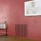 Hudson Reed x ECOSO Aruba Elektro-Designheizkörper, Rot (Booth Red) Horizontal, 635mm Hoch – Auswahl an Größen, Thermostat und Kabelabdeckung