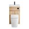 2-in-1-Waschbecken- und WC-Element 500mm x 890mm mit Milton-WC | Farbe wählbar - Cluo