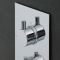 Unterputz-Armatur mit Thermostat und Funktionswechsler – Chrom – Como