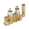 2-Wege Dusch-Thermostat inkl. Handbrause, Duschkopf 200mm x 200mm und Arm zur Deckenmontage, Chrom - Kubix