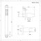 Unterputz Duschsystem mit Thermostat - mit 400x400mm Unterputz Duschkopf, Handbrauseset und Körperdüsen - Schwarz