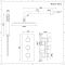 Unterputz-Duschsystem mit Thermostat - mit rundem 300mm Wand-Duschkopf und Brausestangenset - Schwarz - Nox