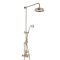 Hudson Reed Elizabeth - Duschsäule mit Aufputz-Thermostat - inkl. Duschkopf und Brausestangenset - Finish und Wanneneinlauf wählbar