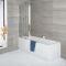 Standard-Badewanne - inkl. faltbarem Aufsatz - Größe wählbar, Schürze und Ablauf optional - Exton