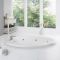Runde Einbaubadewanne, 1800mm – Massagedüsen wählbar – Serene