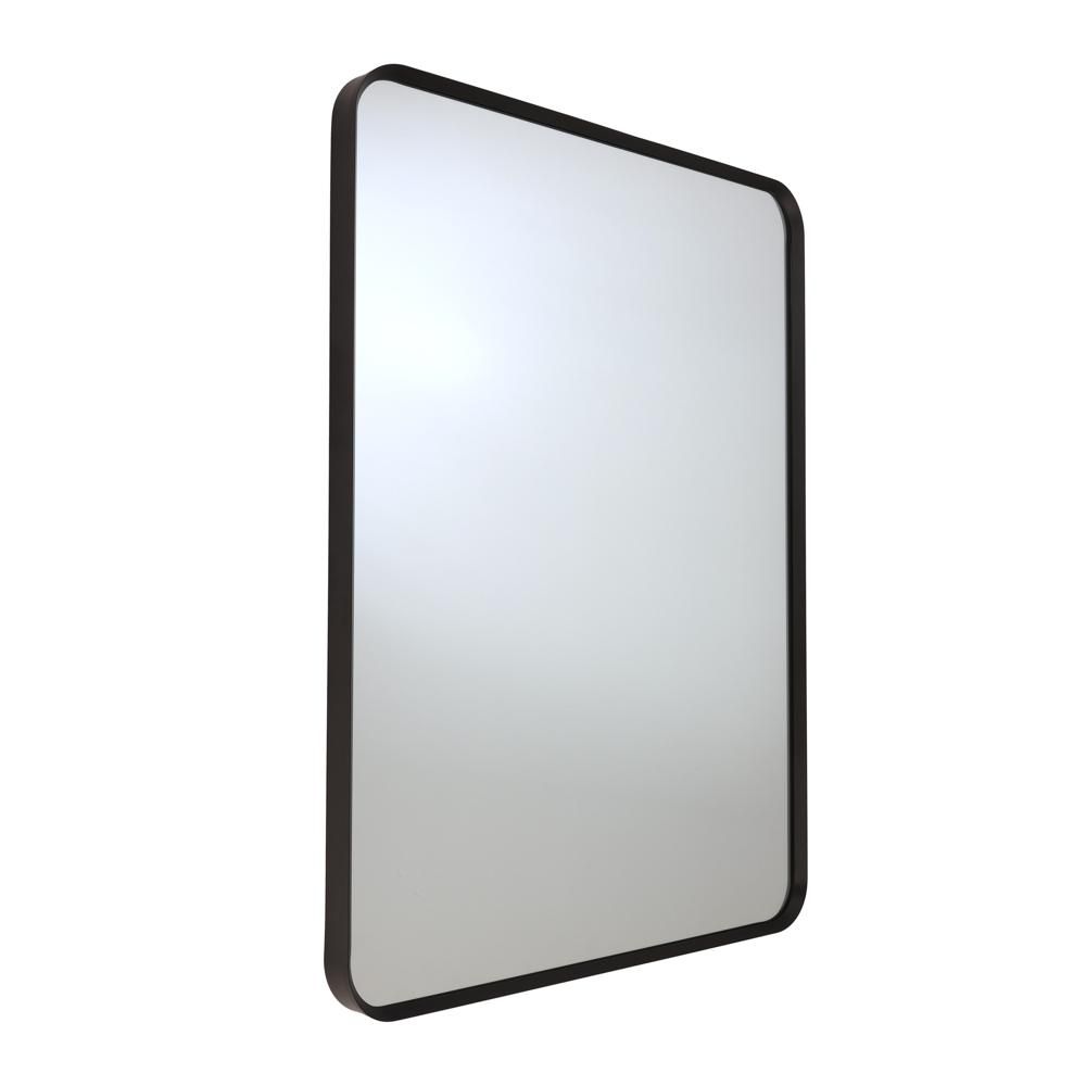 Moderner Wandspiegel 600mm x 800mm | Schwarz - Arne