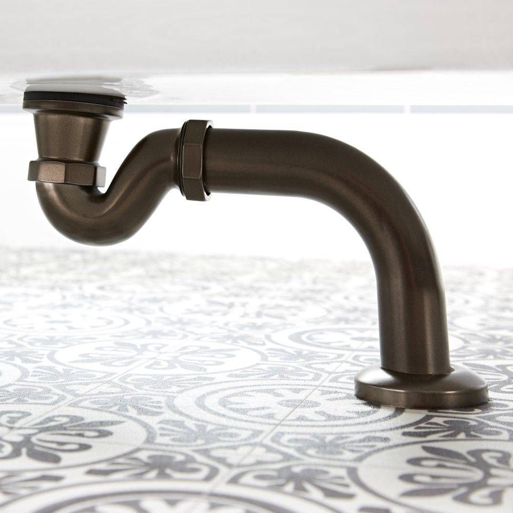 Siphon und Ablaufrohr für freistehende Badewannen – Finish wählbar - Elizabeth
