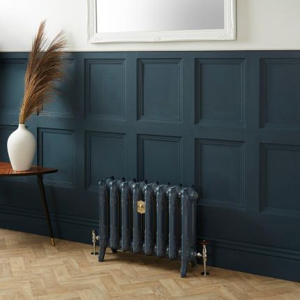 Gusseisen-Heizkörper - Höhe 510mm, Breite auswählbar - Hague Blue 30 von Farrow & Ball - Charlotte