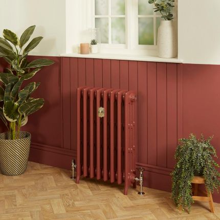 Gusseisen-Heizkörper - Höhe 760mm, Breite auswählbar - Eating Room Red 43 von Farrow & Ball - Isabel