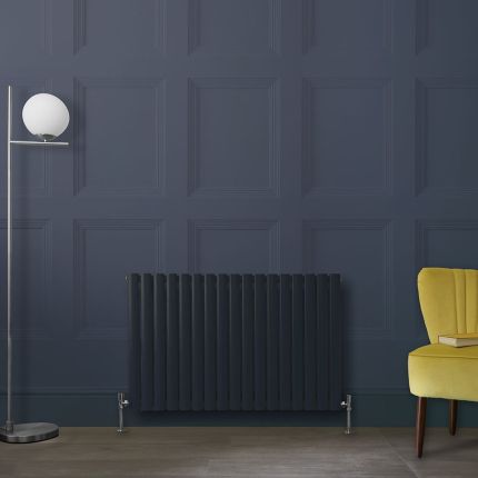 Design Heizkörper Horizontal (Doppellagiglagig) Auswahl an sanften Farbtönen - Größe wählbar - Revive