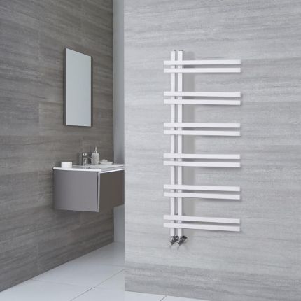 Design Handtuchheizkörper aus Aluminium | Größe und Farbe wählbar – Tika