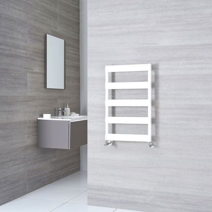 Aluminium Design Handtuchheizkörper Weiß Wählbare Größe - Gradus
