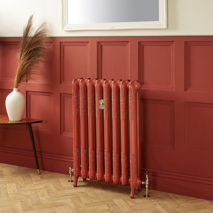 Gusseisen-Heizkörper - Höhe 950mm, Breite auswählbar - Eating Room Red 43 von Farrow & Ball - Charlotte