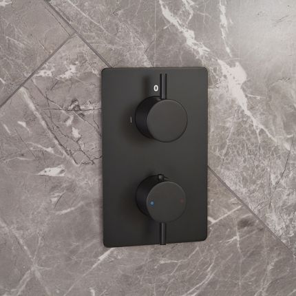 Unterputz-Thermostat für zwei Verbraucher mit Umsteller | Farbe wählbar – Otto